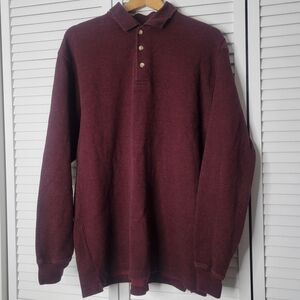 Harley Davidson Burgundy Long Sleeve Sweater Men's Large
